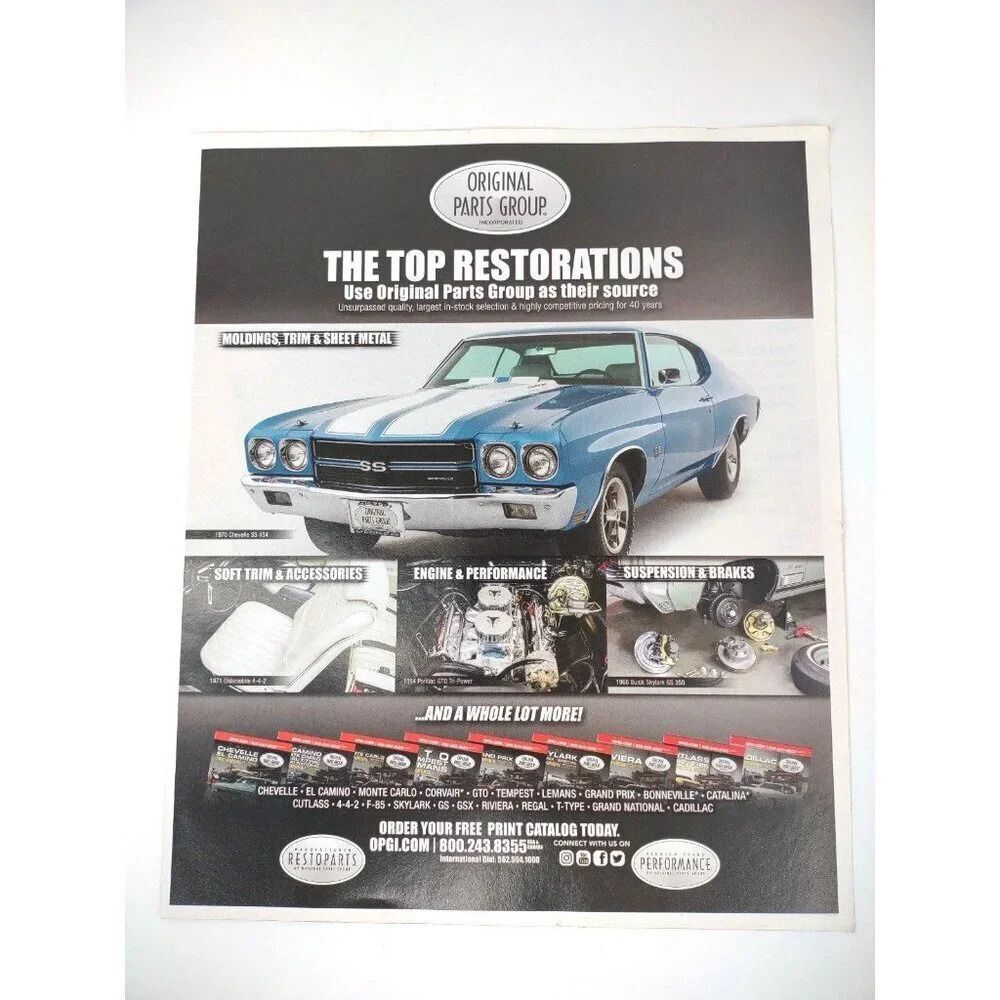 1970 Chevelle SS 454 Print ad